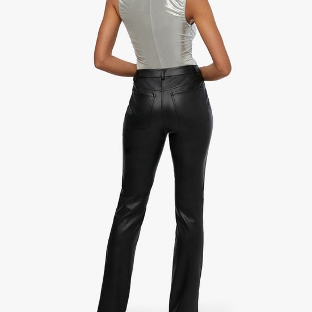 We Wore What Lace Front Vegan Leather Pant - Picture 3 of 7